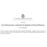 Convegno: Cell Signalling: a meeting in memory of Tullio Pozzan