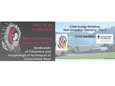 Workshop 1 and 2 Next Generation Taxonomy: Ciliophora and their bacterial symbionts as a proof of concept