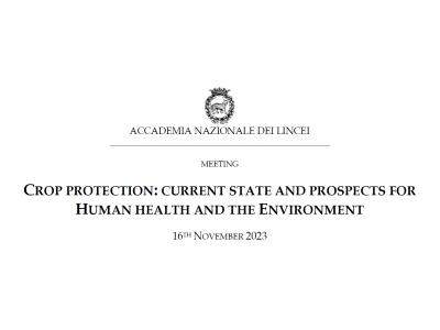 Crop Protection: Current State and Prospects for Human Health and the Environment