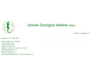 68° Congresso Nazionale Unione Zoologica Italiana