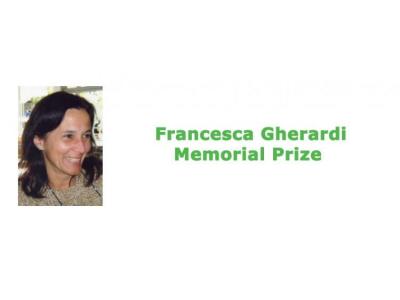 Francesca Gherardi Memorial Prize 2018