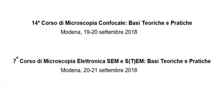 Corso di Microscopia Confocale  e SEM-S(T)EM: Basi Teoriche e Pratiche