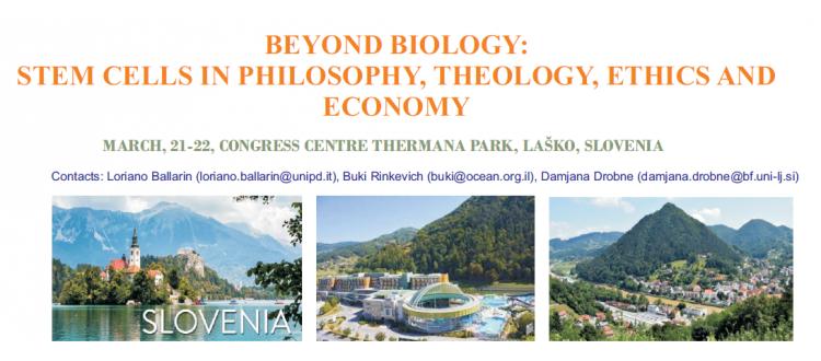 Beyond biology: stem cells in philosophy, theology, ethics and economy
