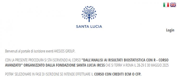 Dall’analisi ai risultati: biostatistica con R  – Corso Avanzato