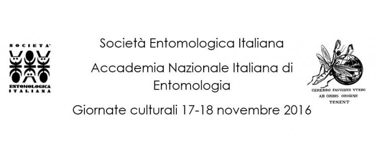 Giornate culturali Società Entomologica Italiana e Accademia Nazionale Italiana di Entomologia