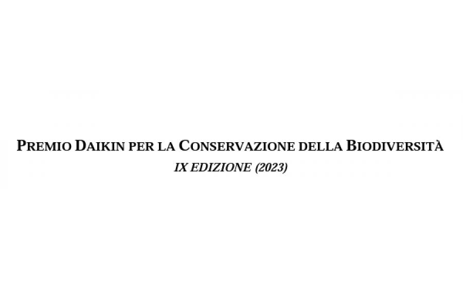 Premio Daikin per la Conservazione della Biodiversità - edizione 2023